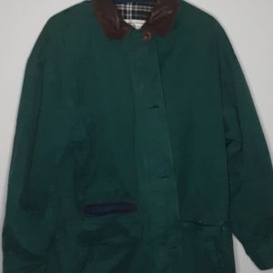 Talbots Large Dark Green Vintage Winter Jacket